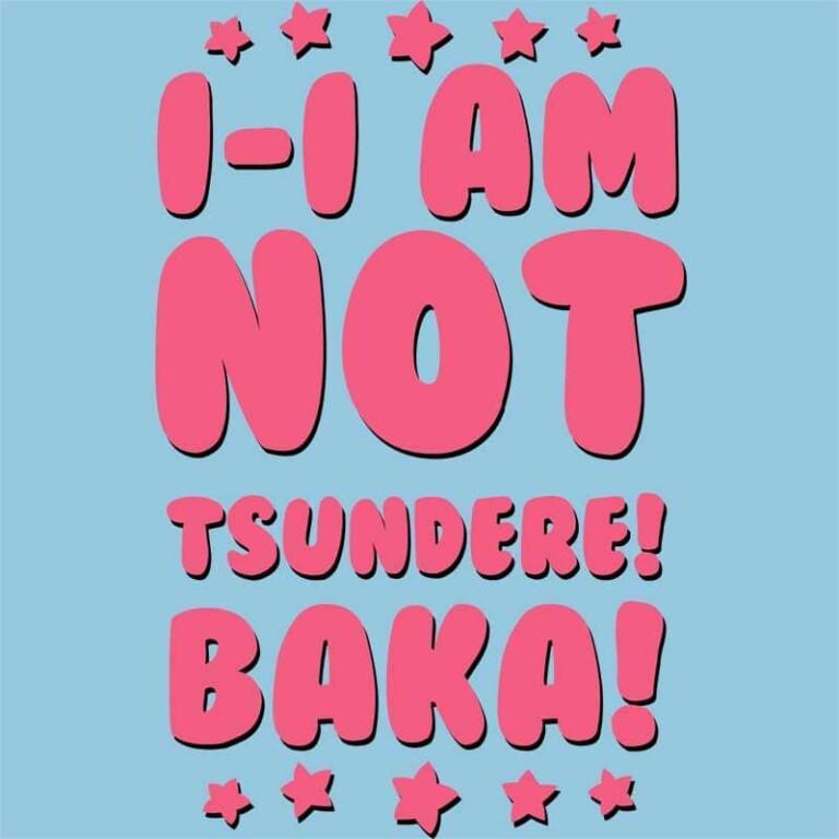 I AM NOT TSUNDERE - Design preview
