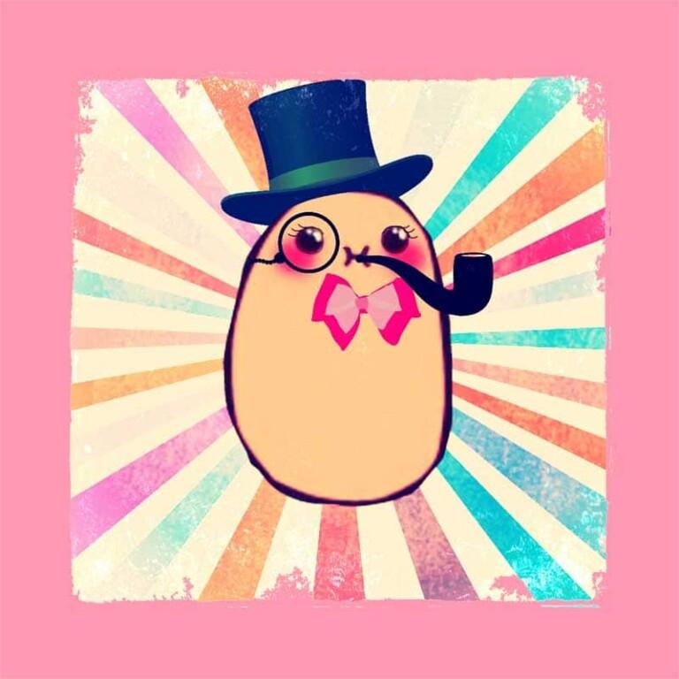 Sir Kawaii Potato - Design preview